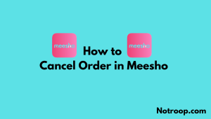 Cancel Order in Meesho after shipped