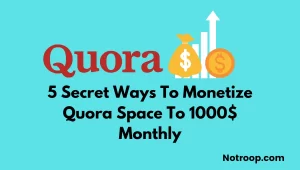 Quora Space Monetization