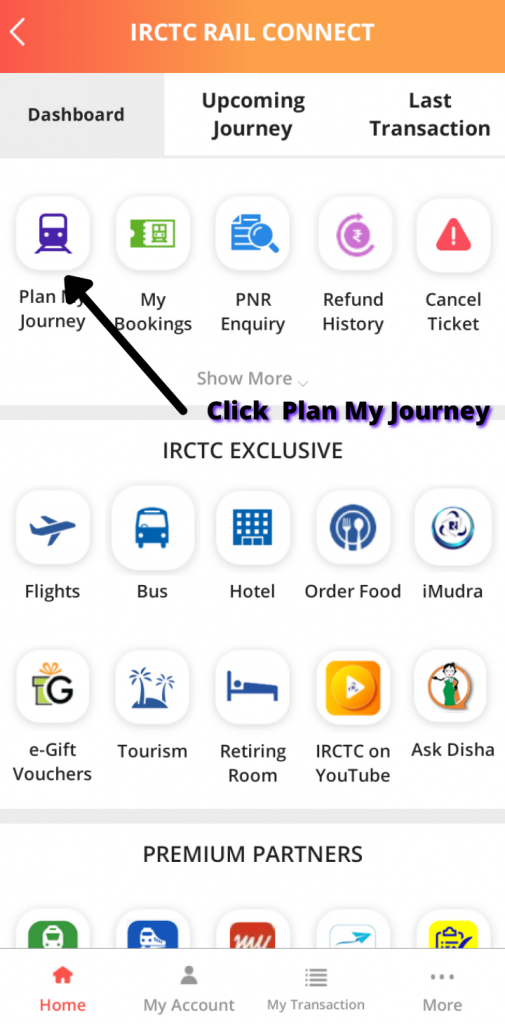 How to book tatkal ticket in IRCTC app