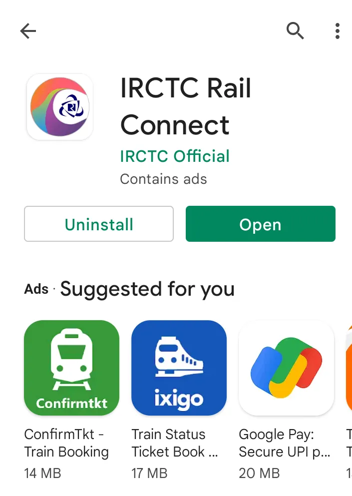 How to book tatkal ticket in IRCTC app