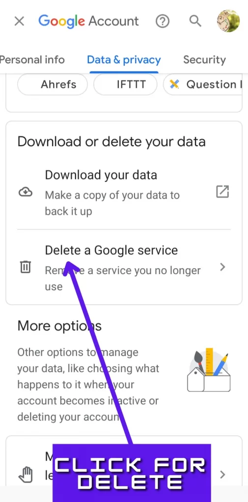 Delete Google Pay Account