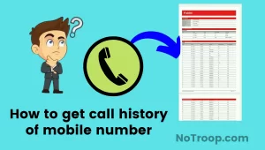 call history of mobile number