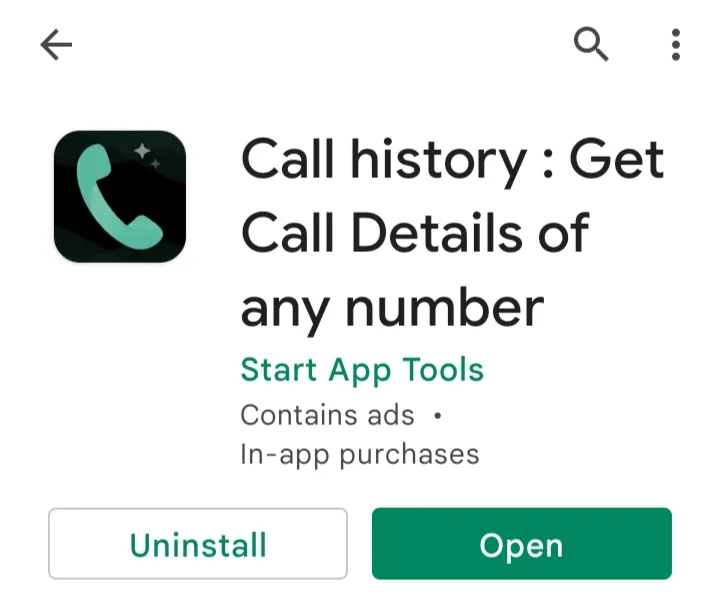 get call history of any number