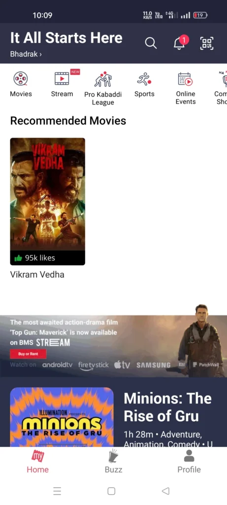 How to cancel ticket in BookMyShow