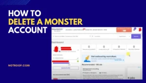 delete a Monster account