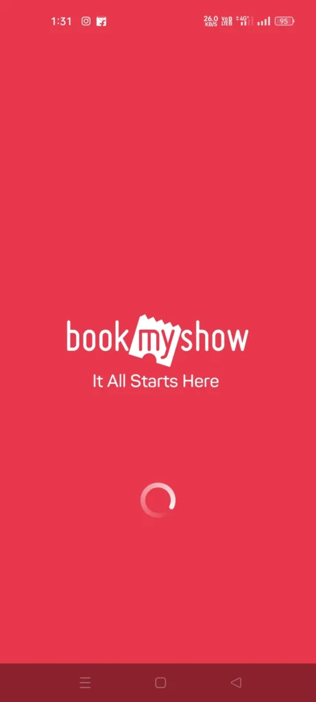 Book Ticket in BookMyShow