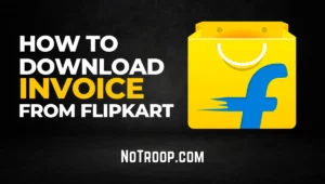 Download Invoice From Flipkart