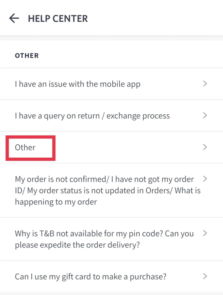 delete myntra order history