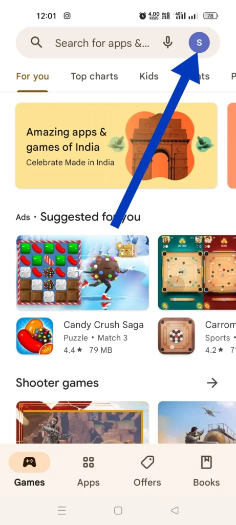 delete play store search history