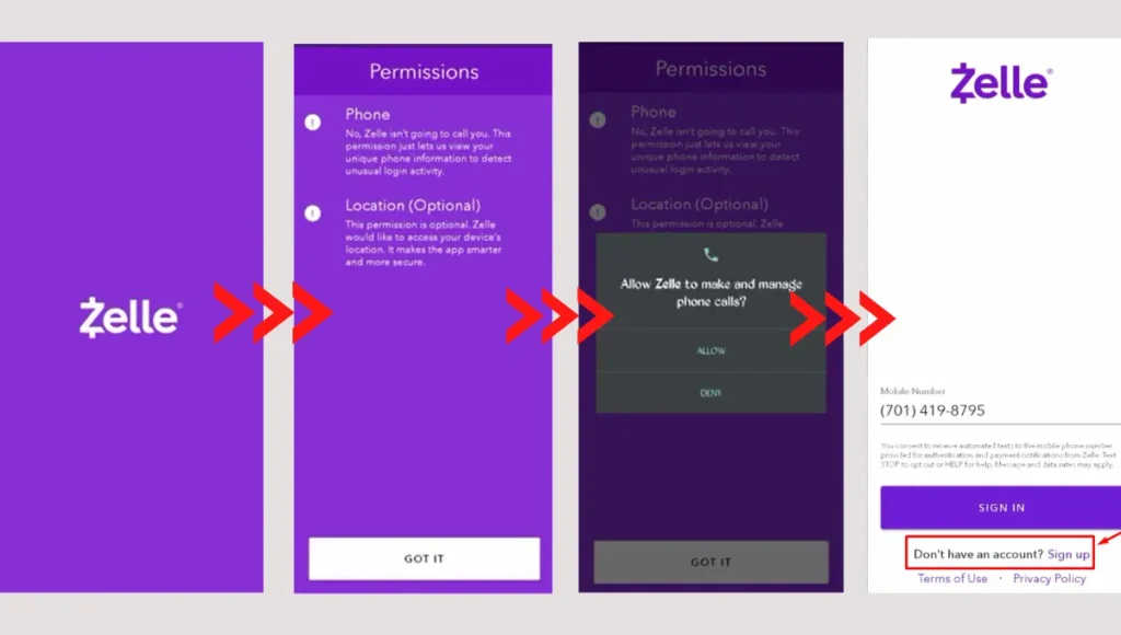 How to Create Zelle Account