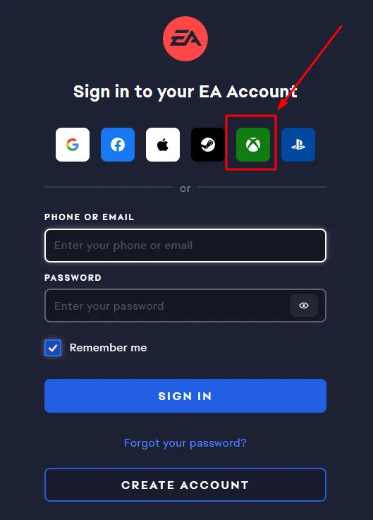 Link EA Account To Xbox