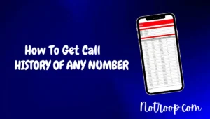 Call History of Any Number