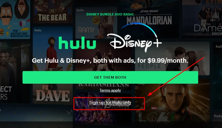 Create Hulu Account 