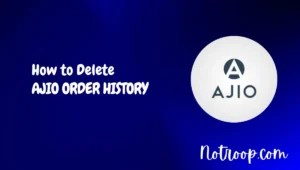 Delete Ajio Order History