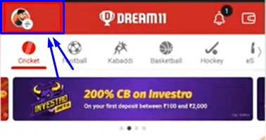 Delete Dream11 Account