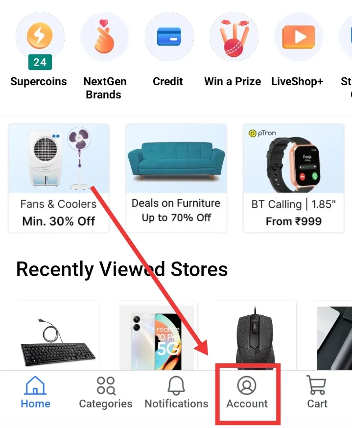 Delete Flipkart Order History