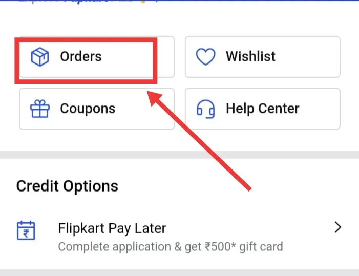 Delete Flipkart Order History