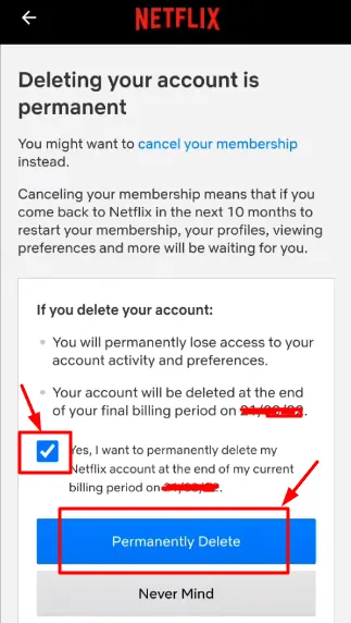  Delete Netflix Account