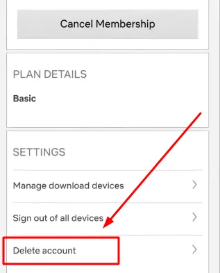  Delete Netflix Account
