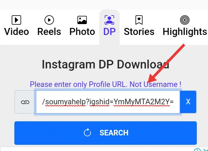 Download Instagram Dp