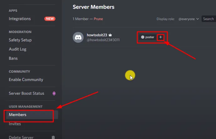 Make Someone A Moderator On Discord