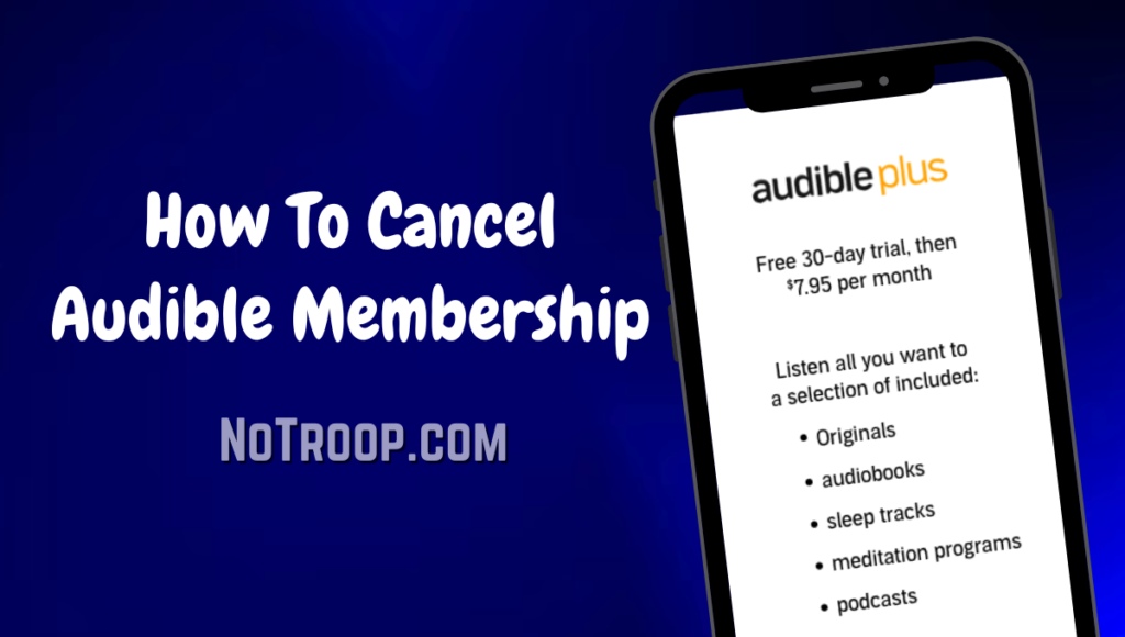 Cancel Audible Membership