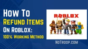 Refund Items On Roblox