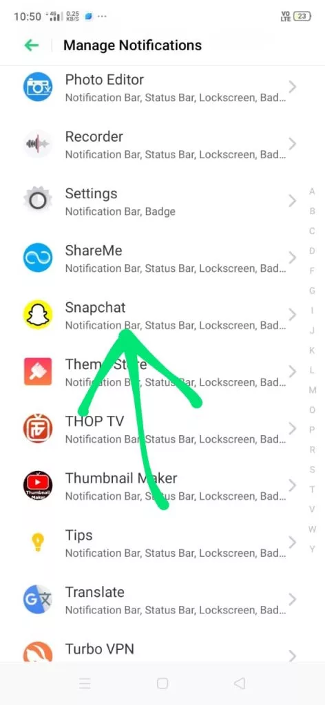 Turn Off Snapchat Notifications From Mobile Settings 