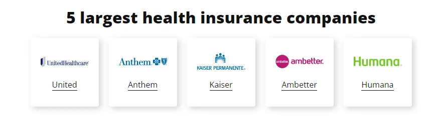 largest health insurance companies